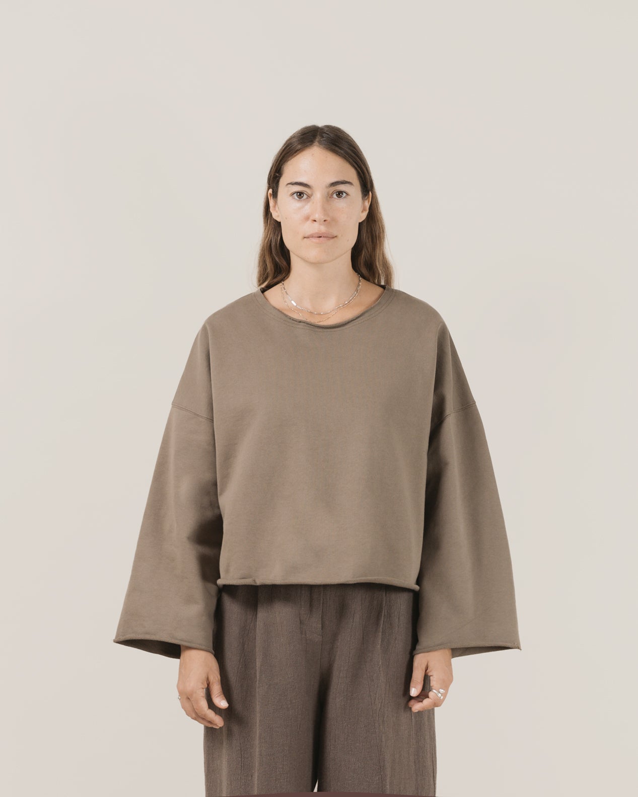 Oversize Top [W] - Dark Khaki