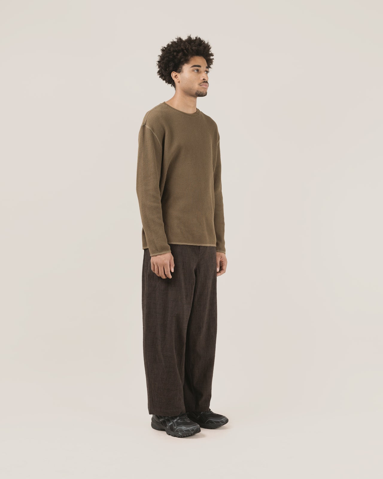 Slow Pant - Speckled Brown